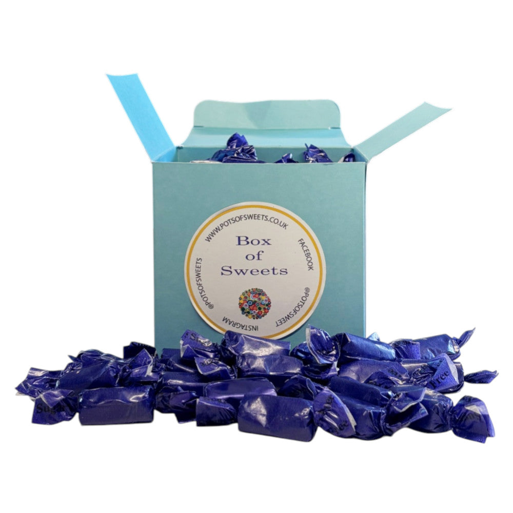 300g Square Coloured Box of Sugar Free Liquorice Toffee