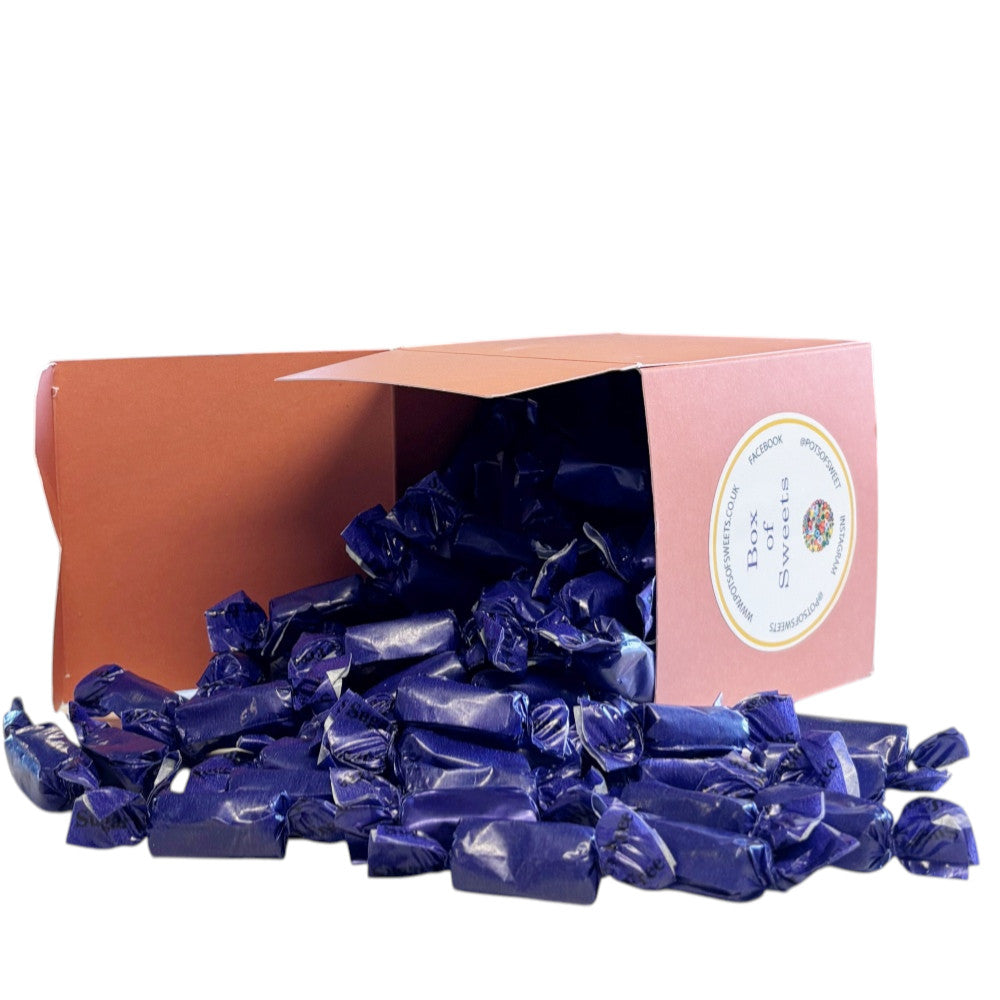 300g Square Coloured Box of Sugar Free Liquorice Toffee