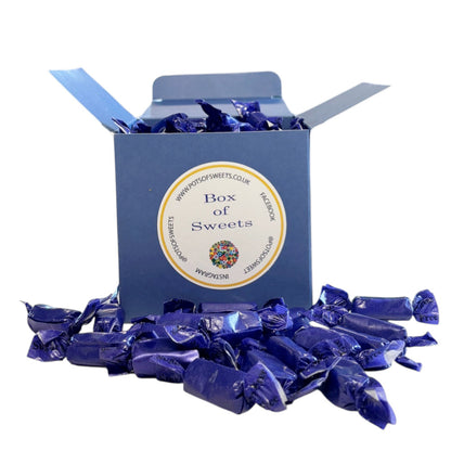 300g Square Coloured Box of Sugar Free Liquorice Toffee