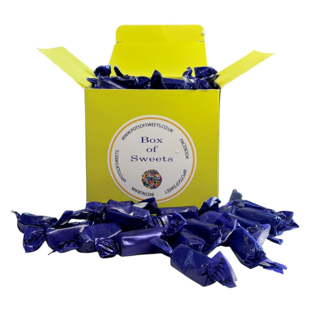300g Square Coloured Box of Sugar Free Liquorice Toffee