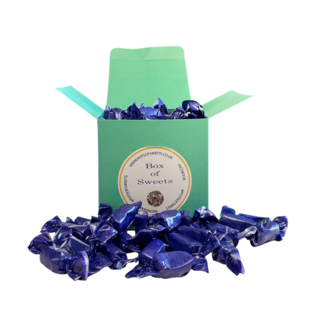 300g Square Coloured Box of Sugar Free Liquorice Toffee