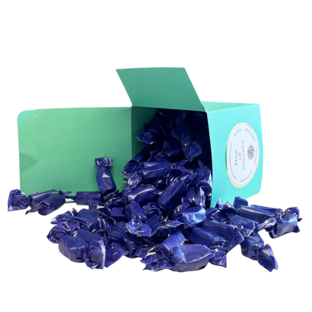 300g Square Coloured Box of Sugar Free Liquorice Toffee