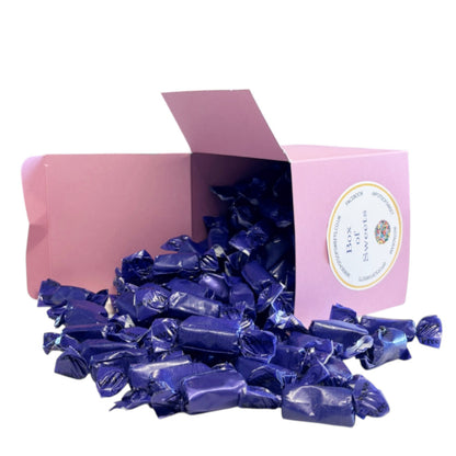 300g Square Coloured Box of Sugar Free Liquorice Toffee