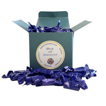 300g Square Coloured Box of Sugar Free Liquorice Toffee