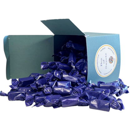 300g Square Coloured Box of Sugar Free Liquorice Toffee