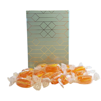 250g Rectangular Patterned Box of Sherbet Pineapple Sweets