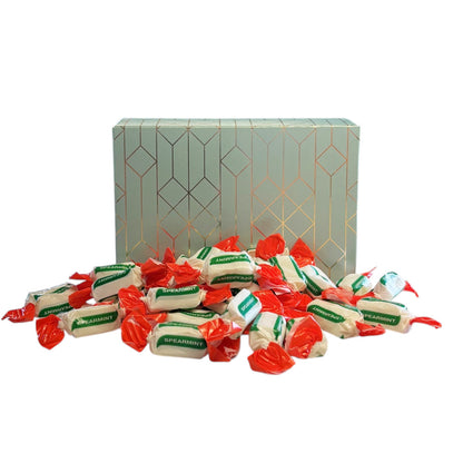 250g Rectangular Box Pattern of Sugar Free Spearmint Chews