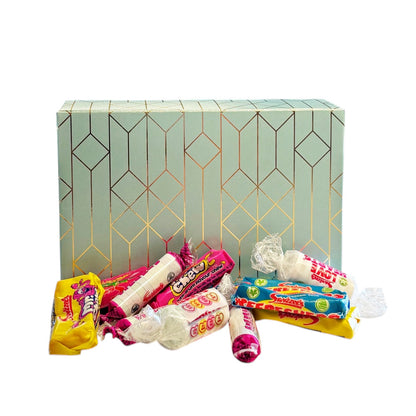 250g Rectangular Box Pattern of Swizzles Retro Sweet Mix