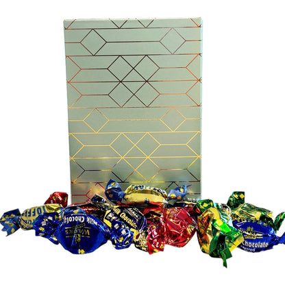 250g Rectangular Box Pattern of Walkers Assorted Toffees