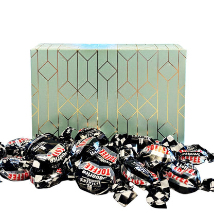 250g Rectangular Box Pattern of Walkers Liquorice Toffee