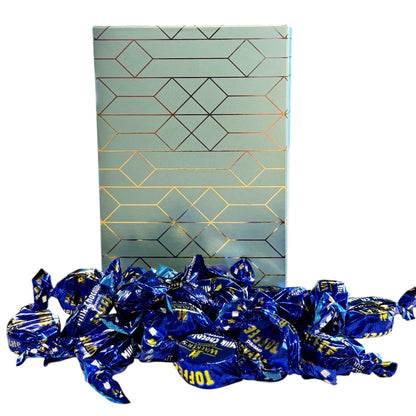 250g Rectangular Box Pattern of Walkers Milk Chocolate Toffee