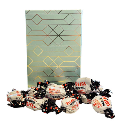 250g Rectangular Box Pattern of Walkers Treacle Dabs Toffee
