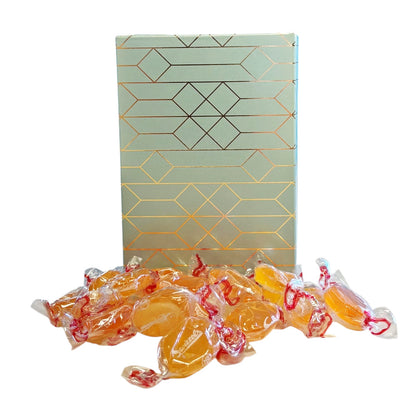 250g Rectangular Patterned Box of Barley Sugar Sweets