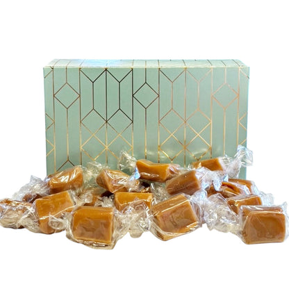 250g Rectangular Patterned Box of Bristows Clotted Cream Fudge