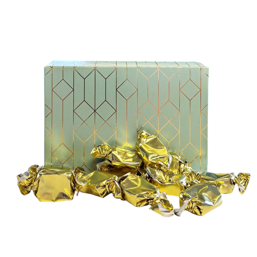 250g Rectangular Patterned Box of Bristows Clotted Cream Toffee