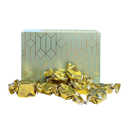 250g Rectangular Patterned Box of Bristows Clotted Cream Toffee