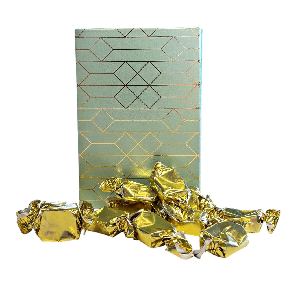 250g Rectangular Patterned Box of Bristows Clotted Cream Toffee