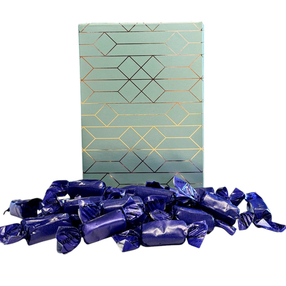 250g Rectangular Patterned Box of Sugar Free Liquorice Toffee
