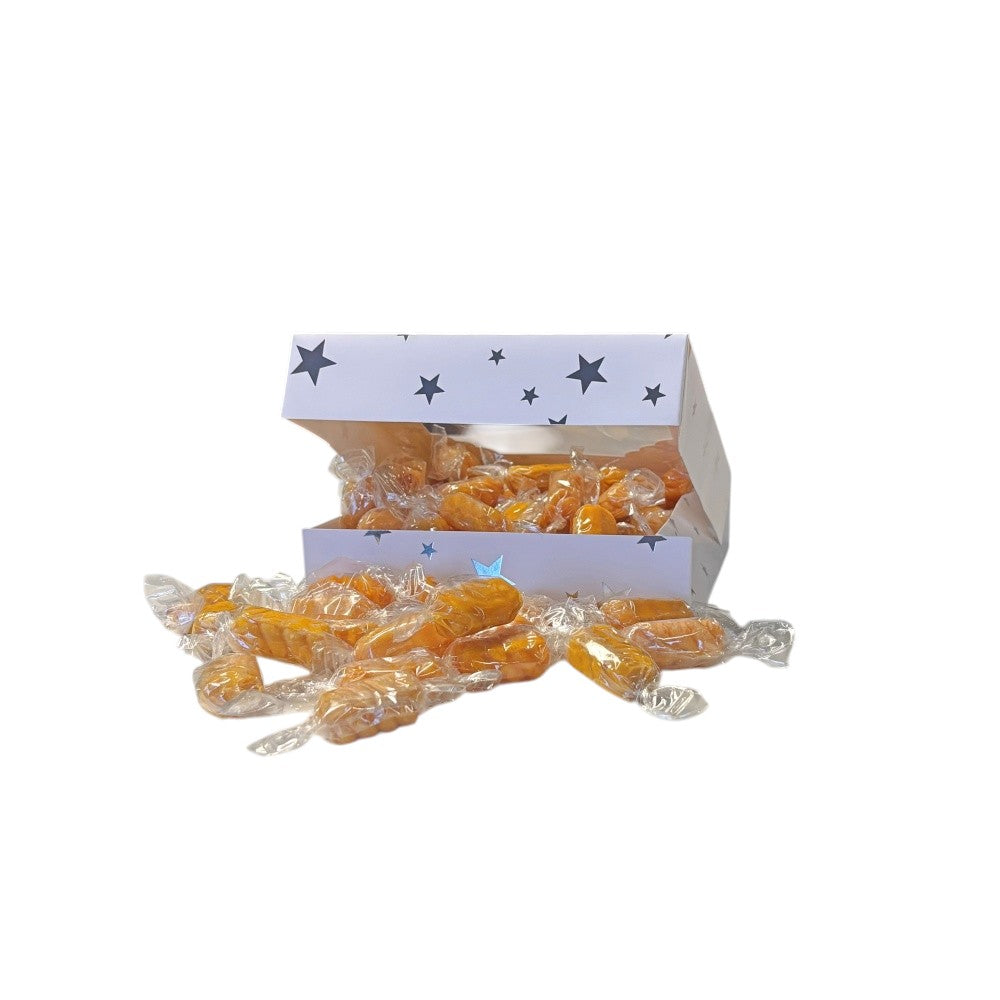 300g Square Star Patterned Box of Sweet Peanuts