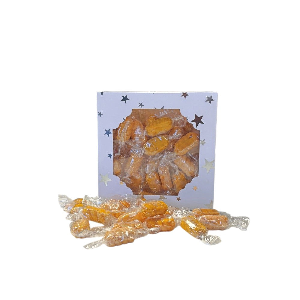 300g Square Star Patterned Box of Sweet Peanuts