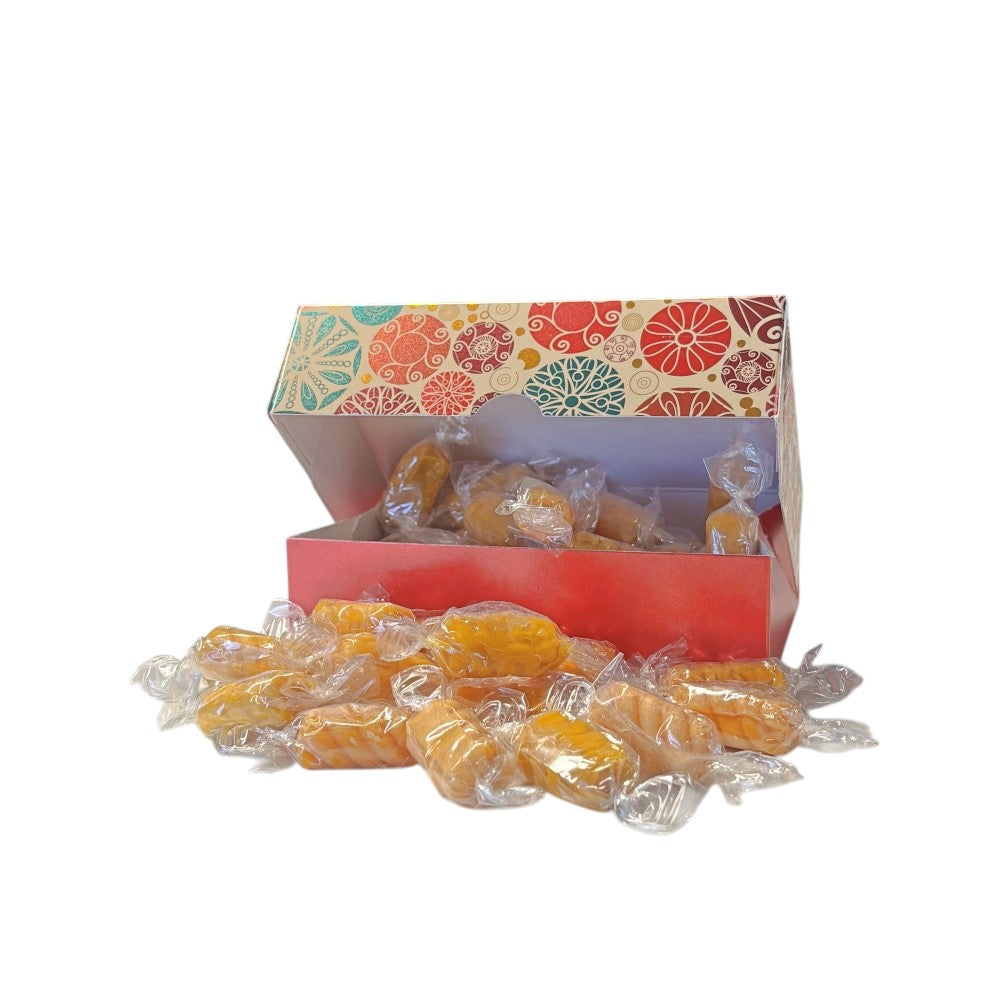250g Rectangular Patterned Box of Sweet Peanuts