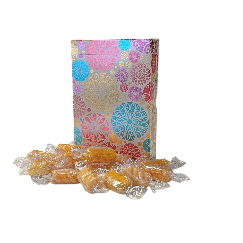 250g Rectangular Patterned Box of Sweet Peanuts