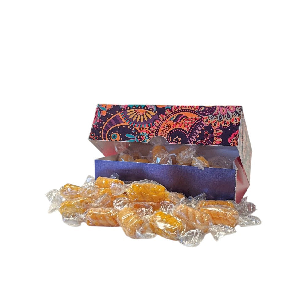250g Rectangular Patterned Box of Sweet Peanuts