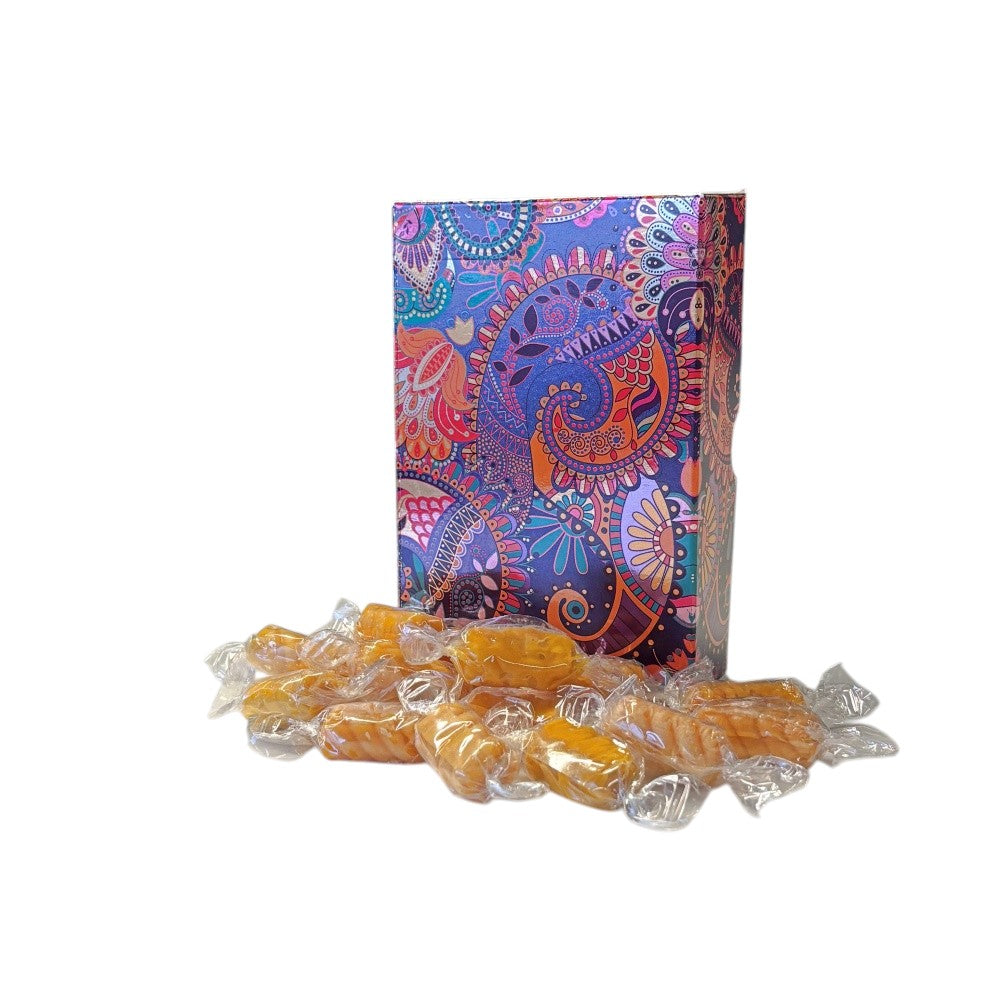 250g Rectangular Patterned Box of Sweet Peanuts