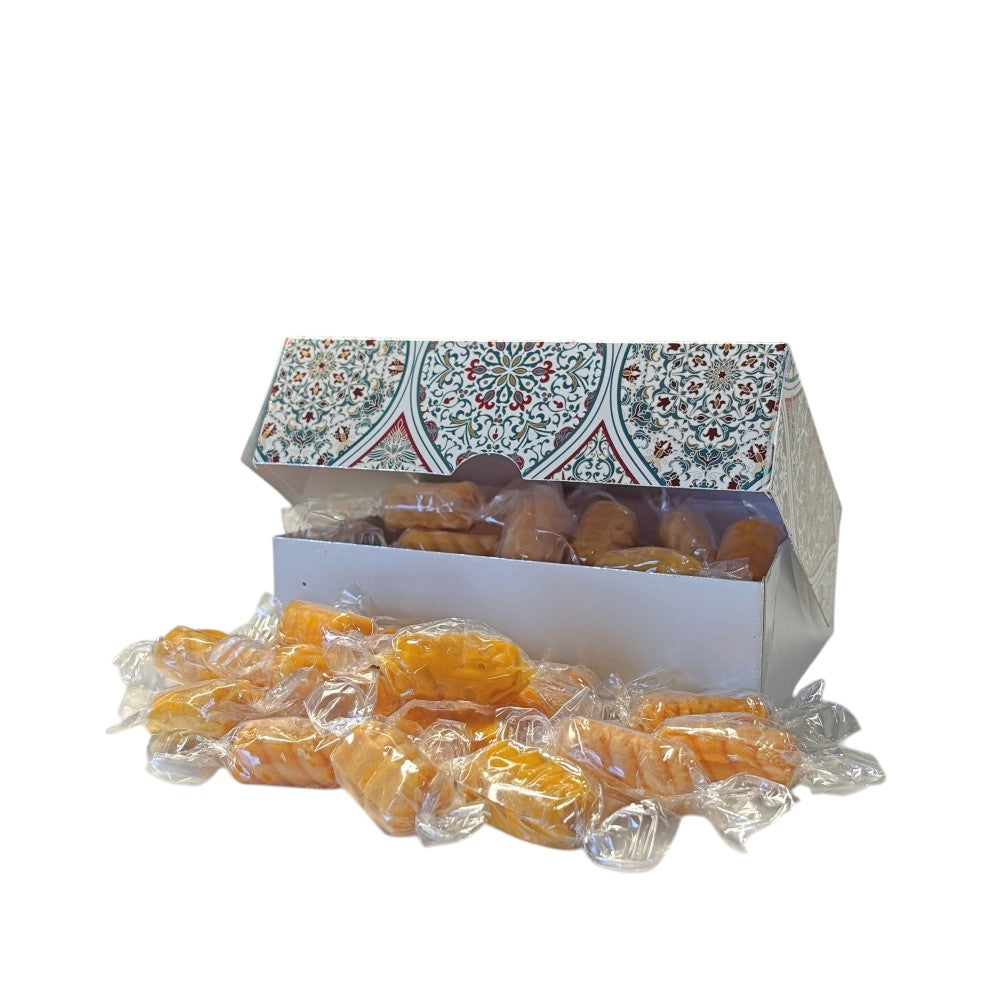 250g Rectangular Patterned Box of Sweet Peanuts