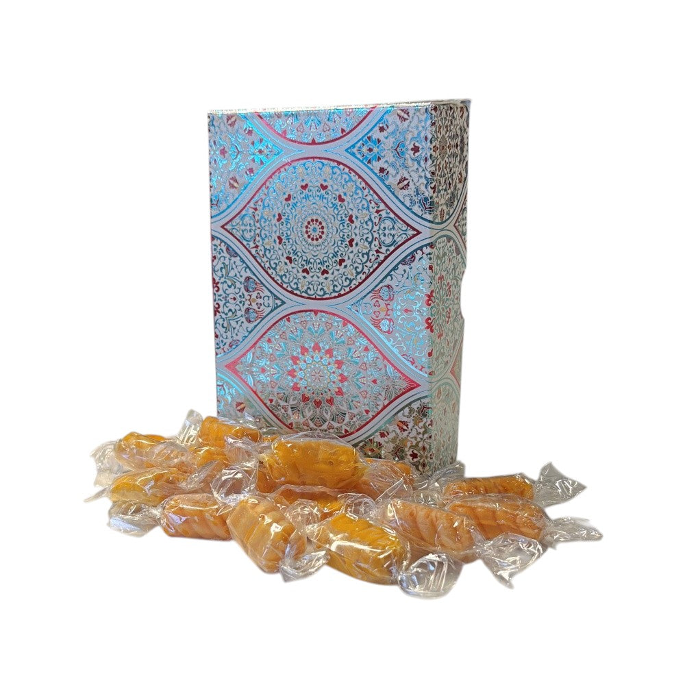 250g Rectangular Patterned Box of Sweet Peanuts