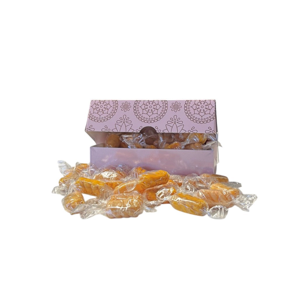 250g Rectangular Patterned Box of Sweet Peanuts