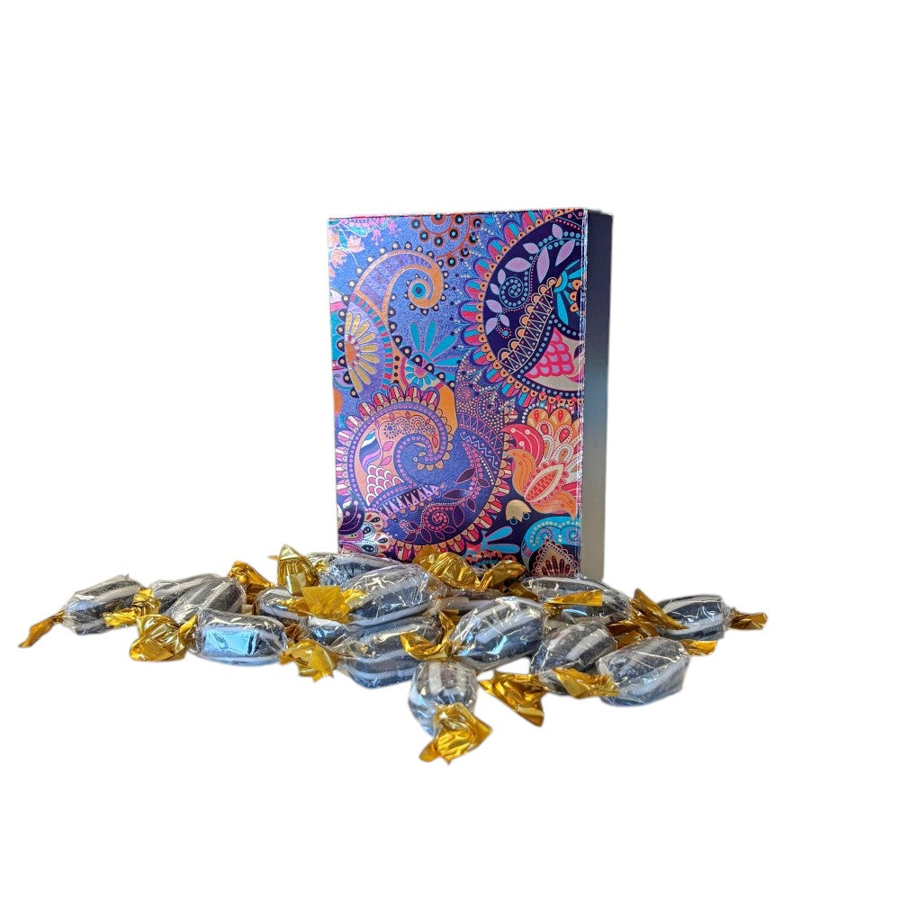 250g Rectangular Patterend Box of Everton Mints