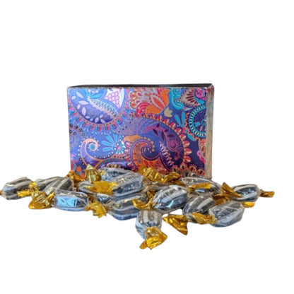 250g Rectangular Patterend Box of Everton Mints