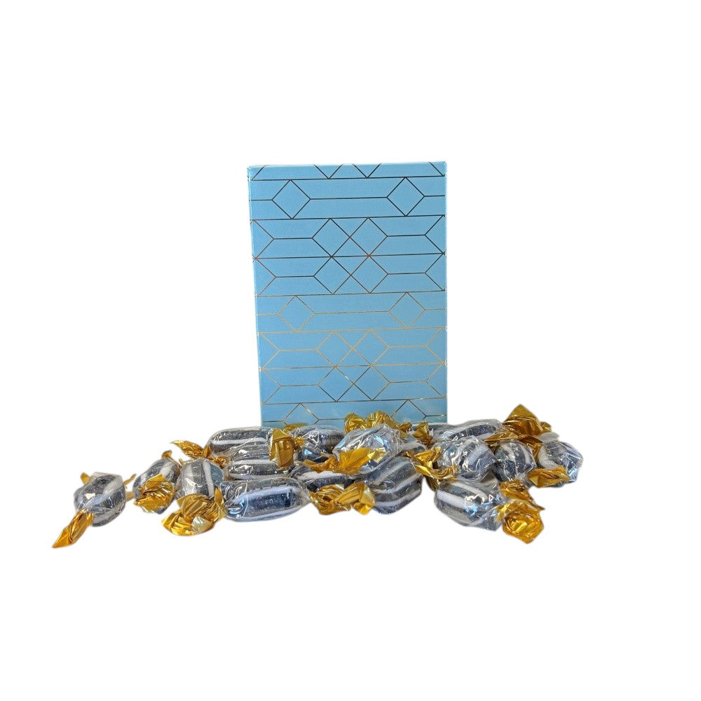 250g Rectangular Patterend Box of Everton Mints