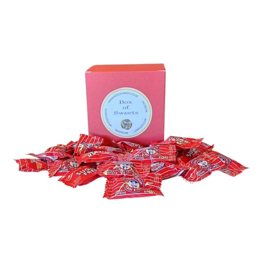 300g Square Coloured Box of Uncle Joes Sugar Free Mints