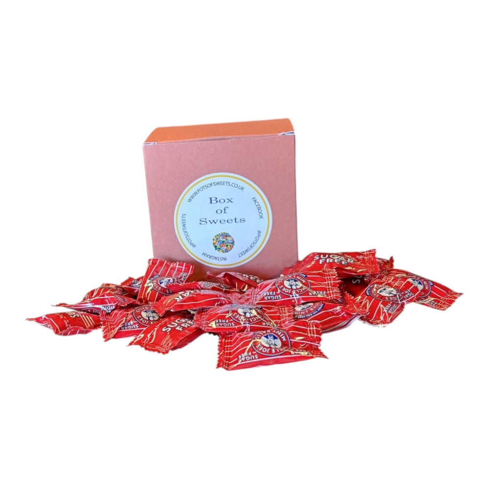 300g Square Coloured Box of Uncle Joes Sugar Free Mints