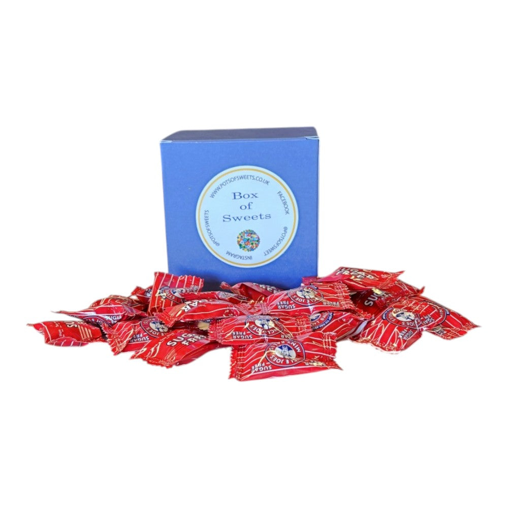 300g Square Coloured Box of Uncle Joes Sugar Free Mints