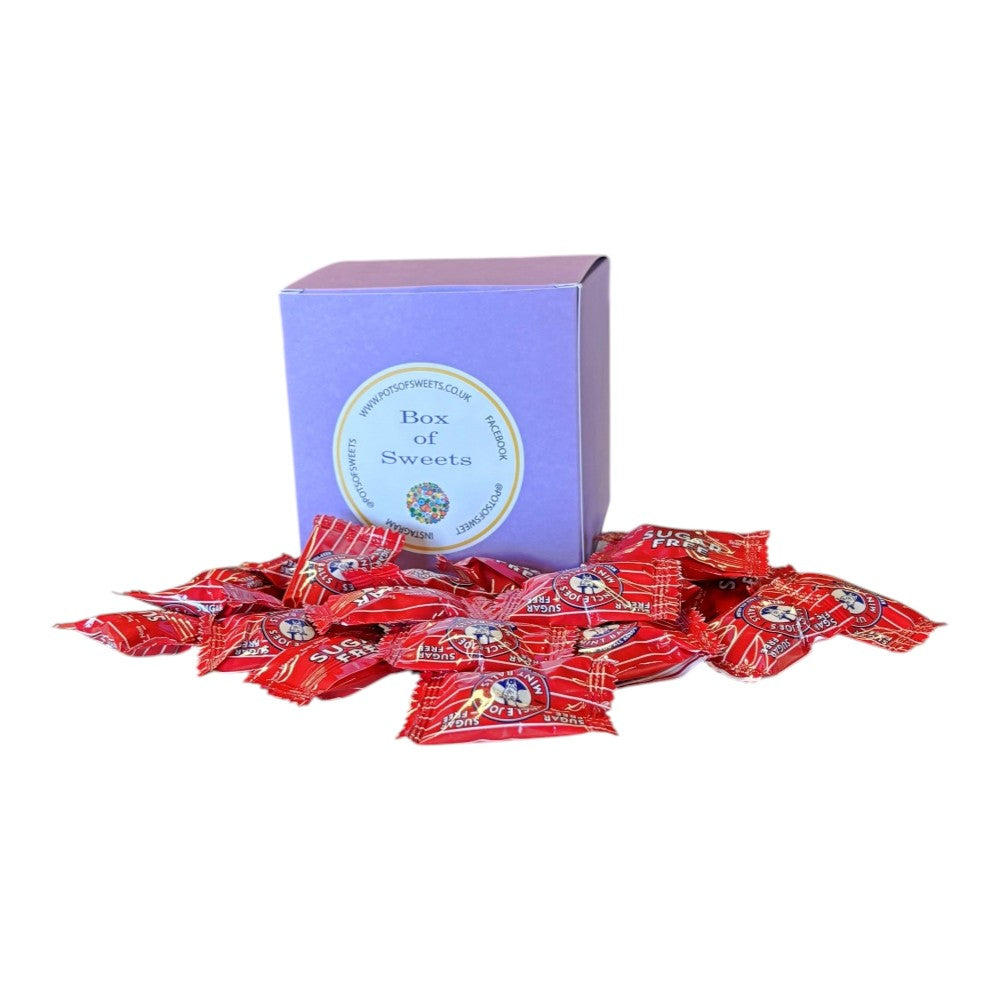 300g Square Coloured Box of Uncle Joes Sugar Free Mints