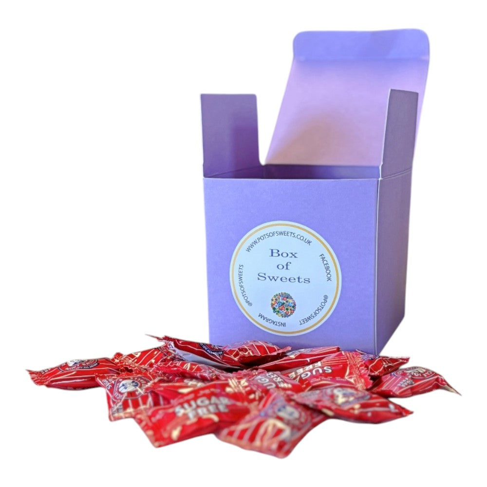 300g Square Coloured Box of Uncle Joes Sugar Free Mints