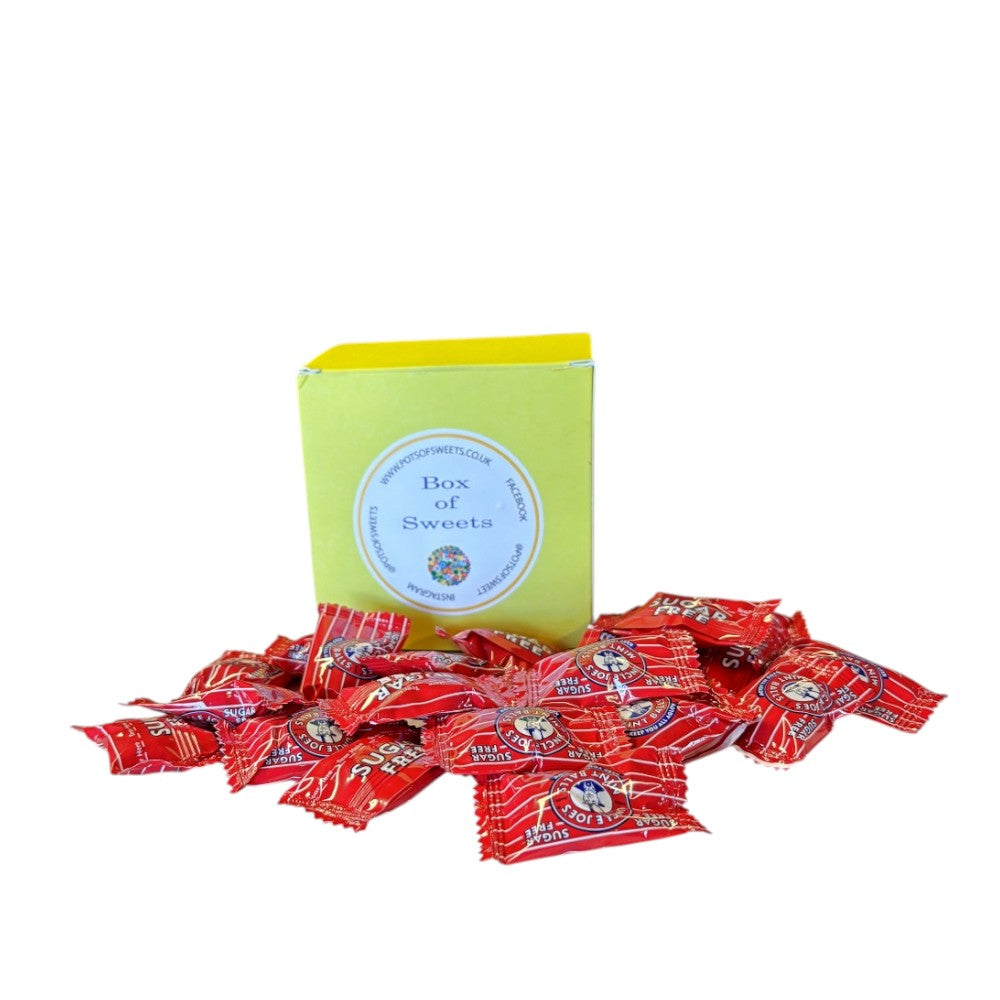 300g Square Coloured Box of Uncle Joes Sugar Free Mints