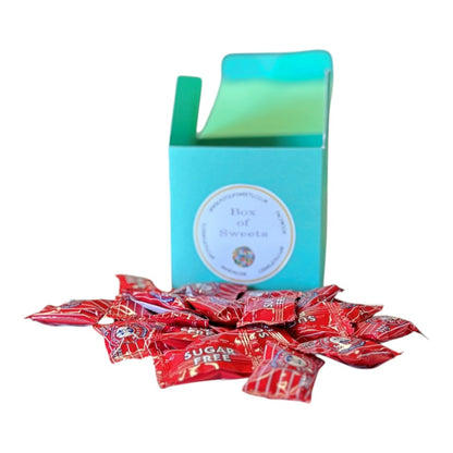 300g Square Coloured Box of Uncle Joes Sugar Free Mints