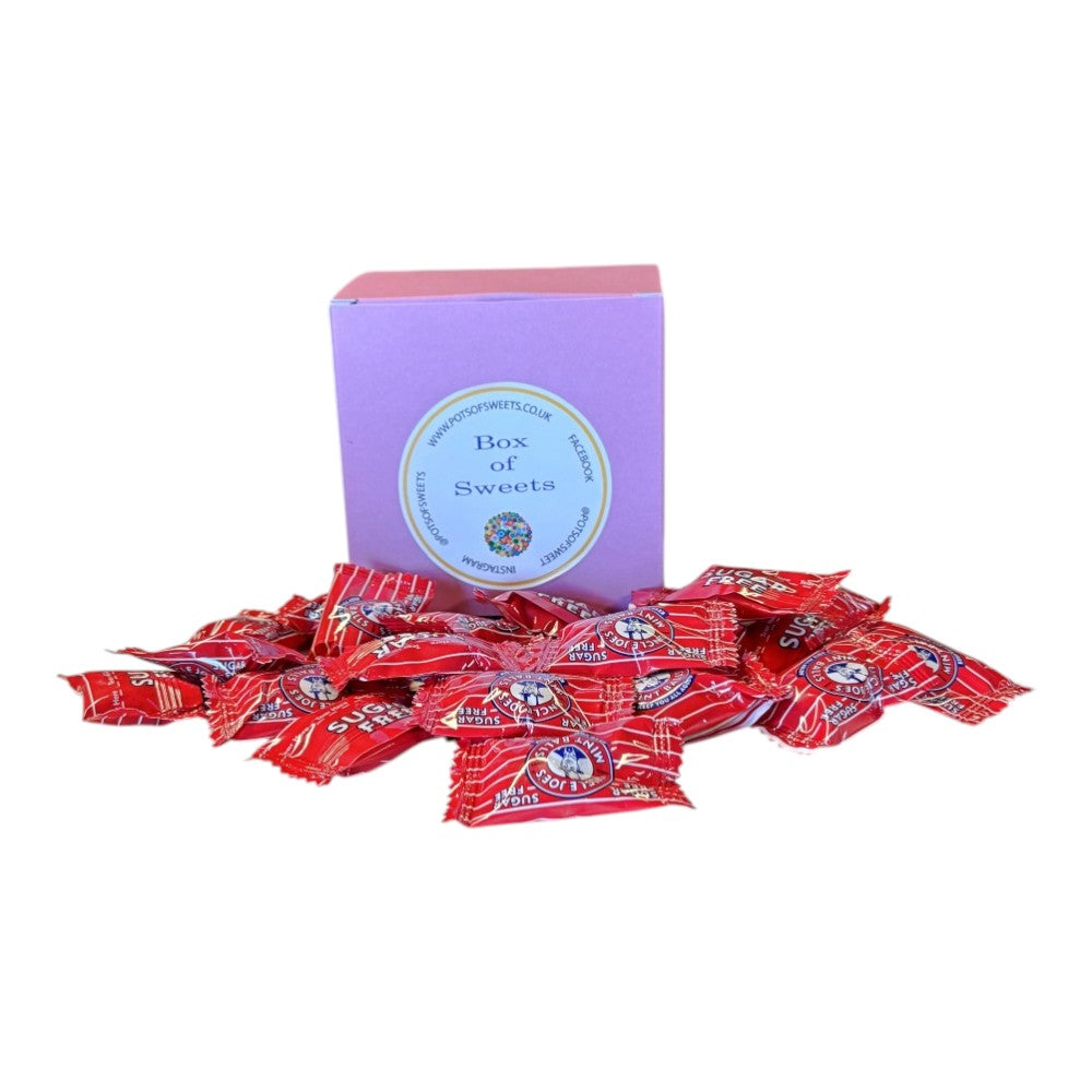 300g Square Coloured Box of Uncle Joes Sugar Free Mints