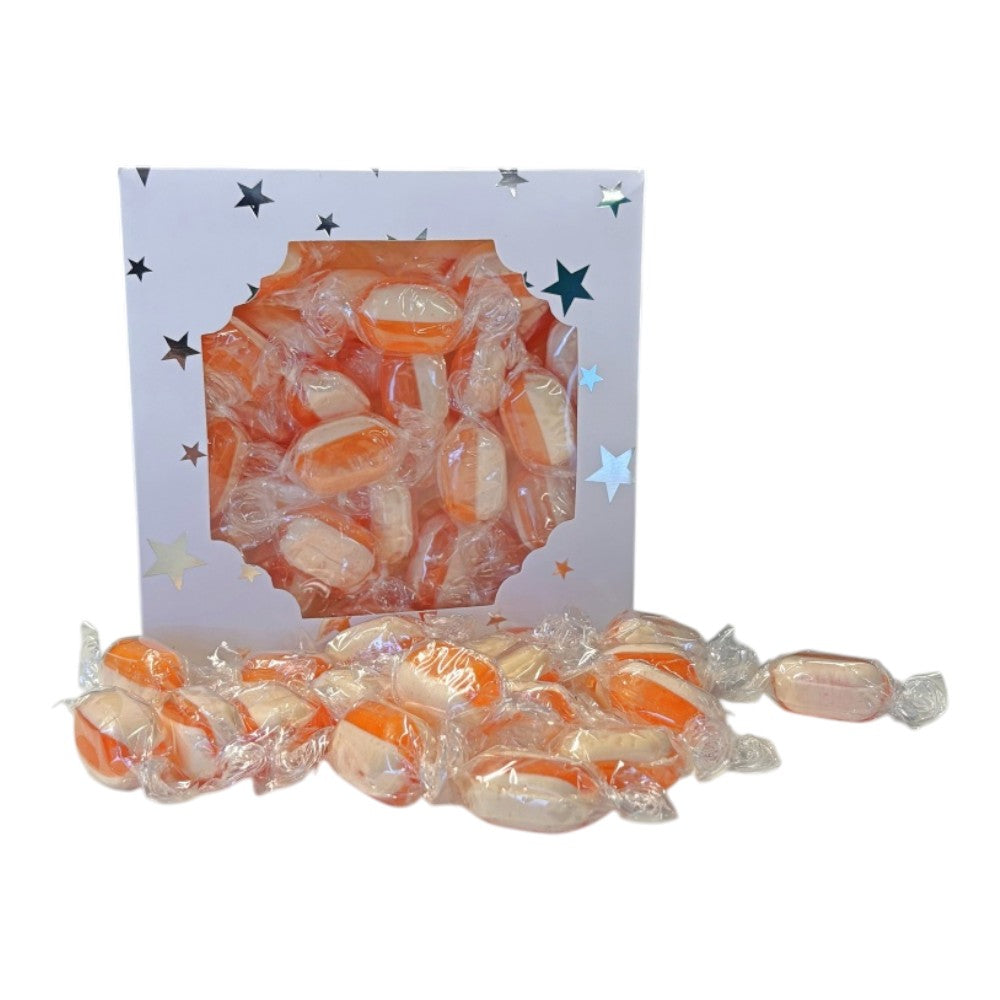 300g Square Star Patterned Box of Iron Brew Humbugs