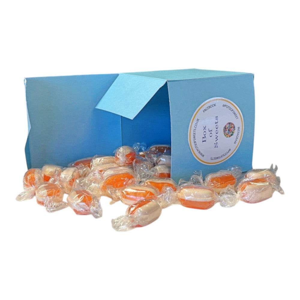 300g Square Coloured Box of Iron Brew Humbugs