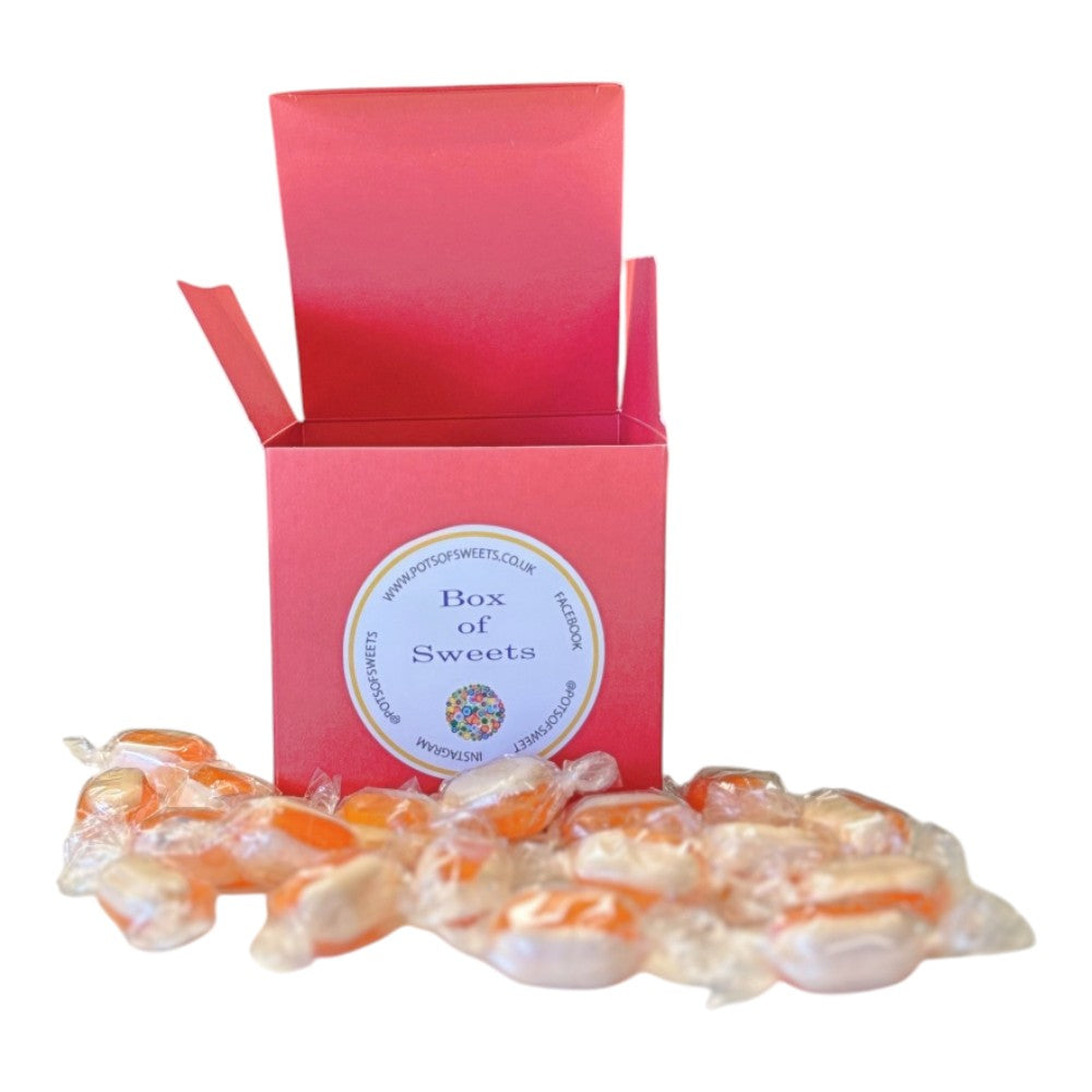 300g Square Coloured Box of Iron Brew Humbugs