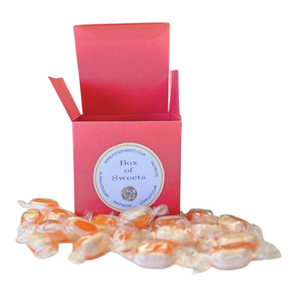 300g Square Coloured Box of Iron Brew Humbugs