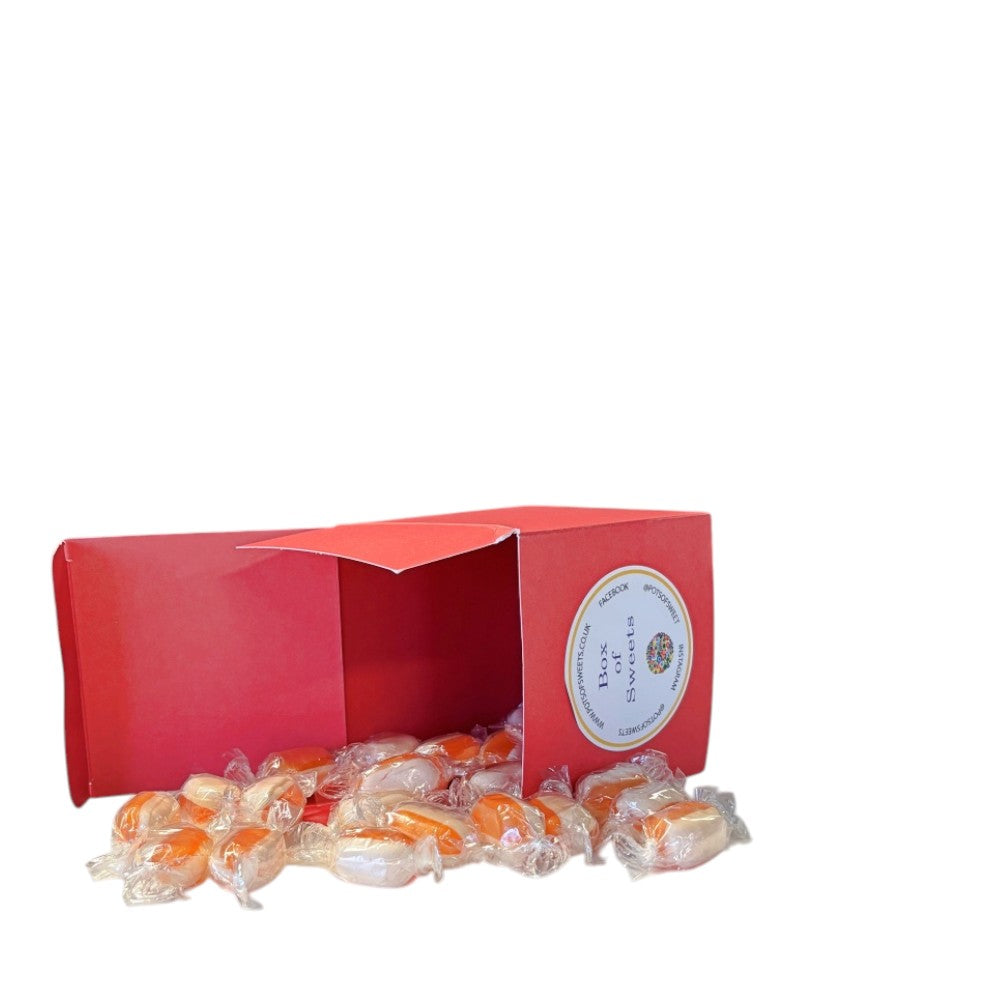 300g Square Coloured Box of Iron Brew Humbugs