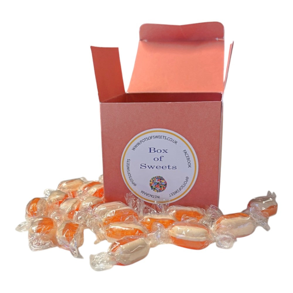 300g Square Coloured Box of Iron Brew Humbugs