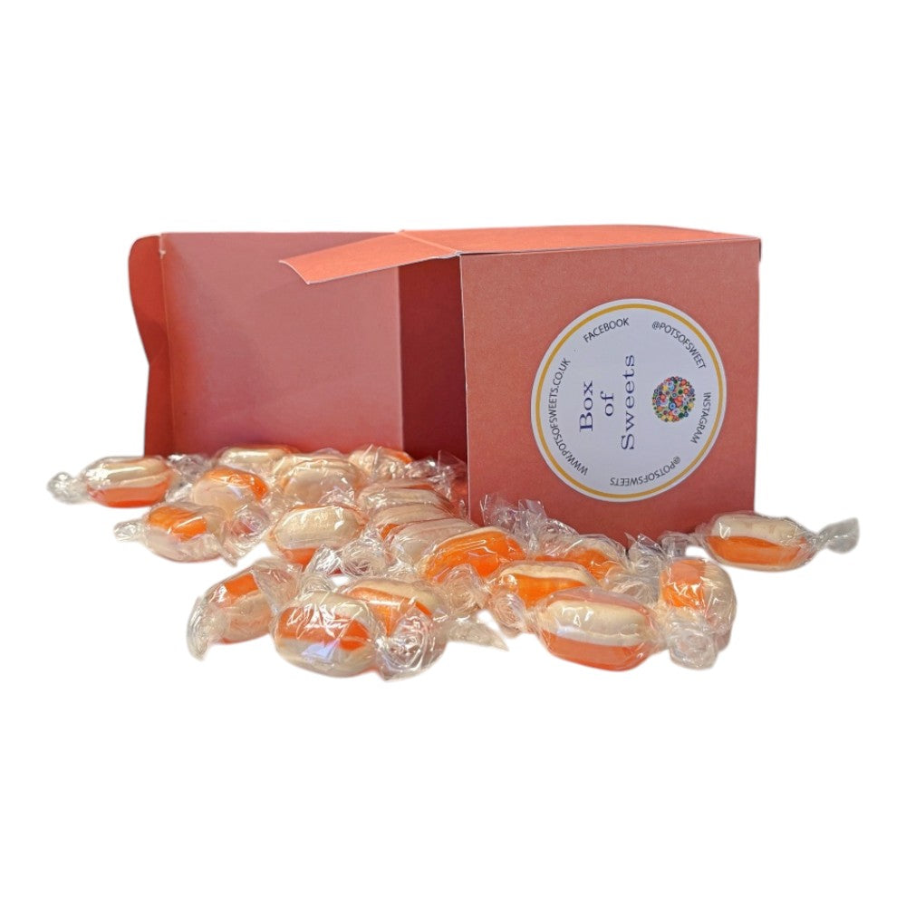 300g Square Coloured Box of Iron Brew Humbugs