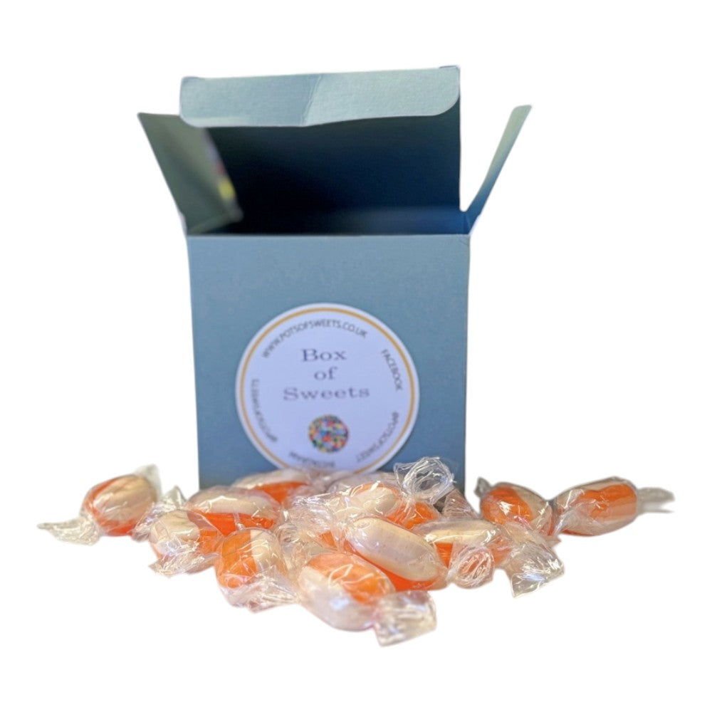 300g Square Coloured Box of Iron Brew Humbugs